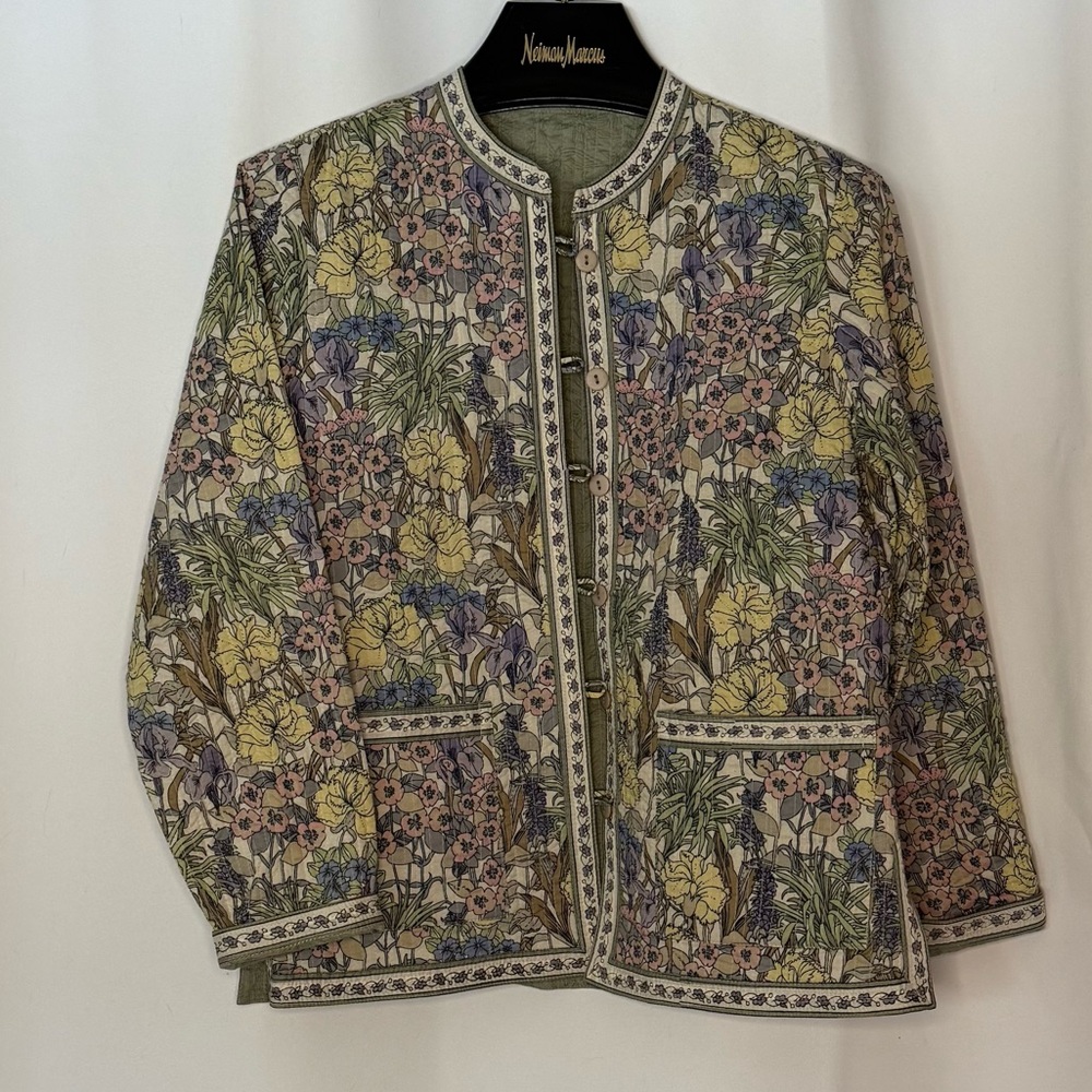 Vintage Appleseeds Field of Flowers Reversible Jacket